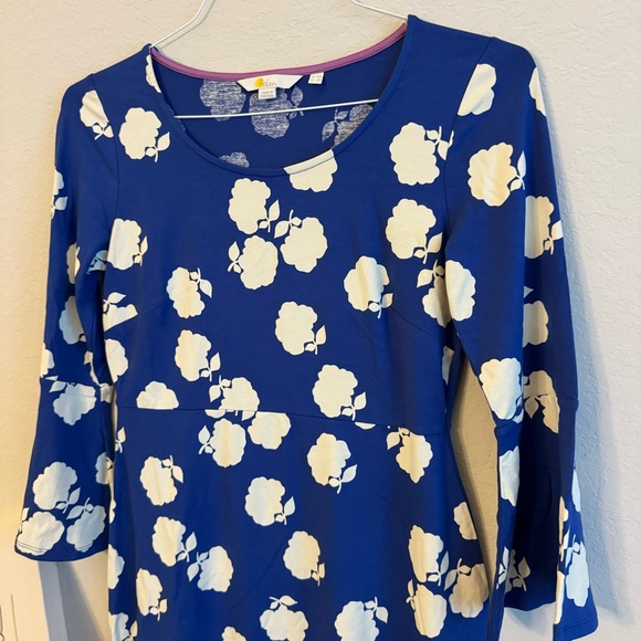 Boden Miriam Tunic Floral Long Sleeve Dress - Picture 3 of 4